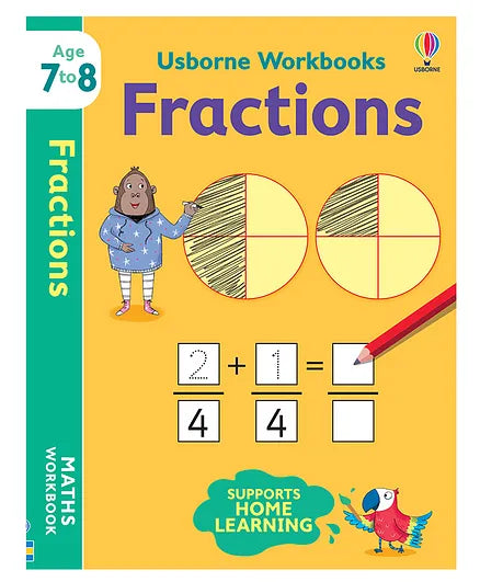 Usborne Workbooks Fractions Age 7 to 8 Paperback