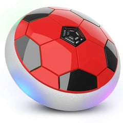 Hover Football | Indoor Floating Hoverball | Disc with Soft Foam Bumpers | Colorful LED Lights | Air Football Soccer Game for Kids | Made in India | BIS-Approved |