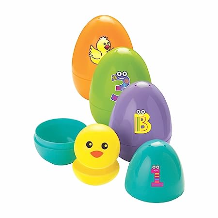 Find The Chick in Egg Nesting Toy - Helps in Motor Skills & Early Development Montessori Toy Games for Toddlers 1+ Years