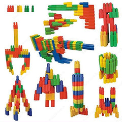 Building Blocks for Kids, Educational Learning Puzzle Rocket Head Bullet Shape Game, Building Blocks for Kids, Interlocking Brick Toys for Boys & Girls