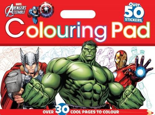 Marvel Avengers Coloring Pad I Marvel Coloring Book I Big coloring book for Kids