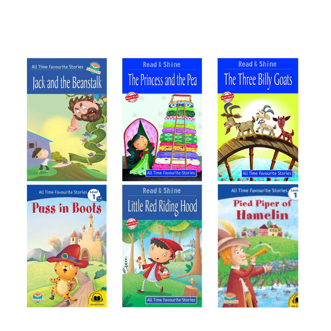 Set of 6 Bedtime Story Books