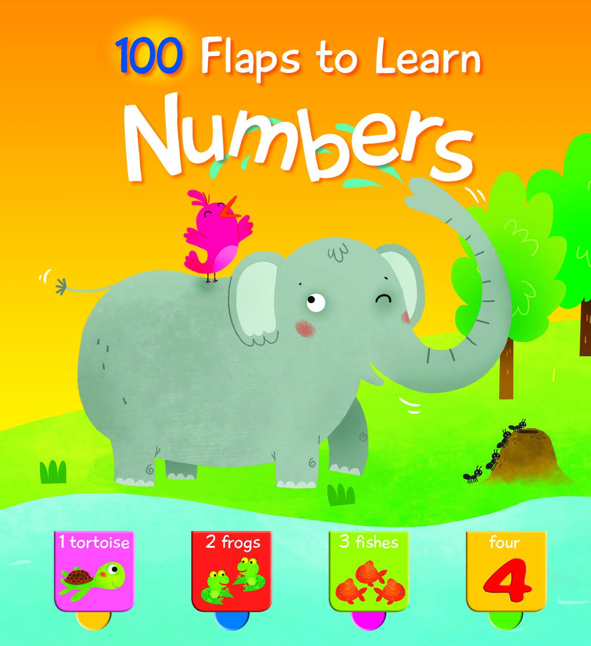100 Flaps to Learn Numbers