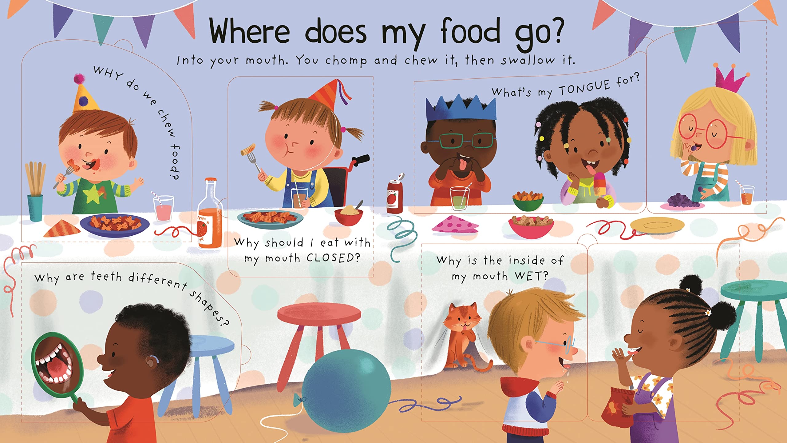Lift-the-Flap First Questions and Answers Where does my food go?