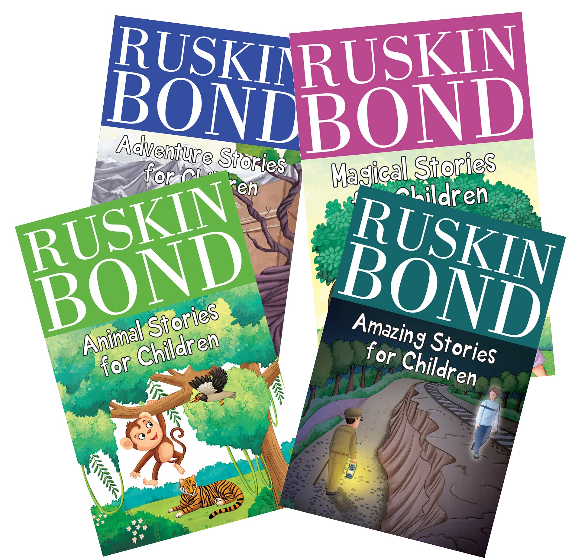 Ruskin Bond - Set of 4 Bestselling Children Story Books I Kids story books for 4+ years
