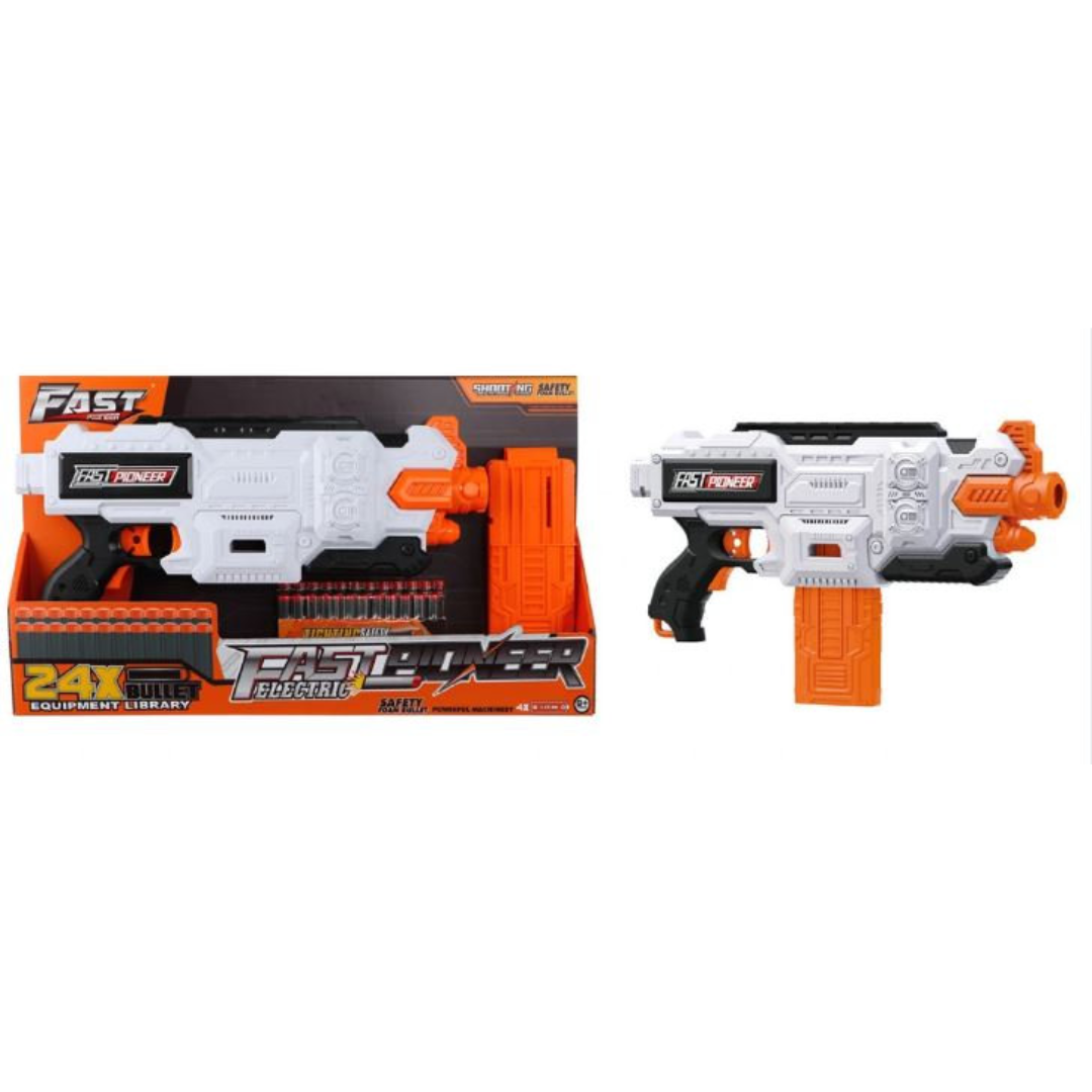 Toy Gun Electric Foam Blaster Gun, Automatic Bullets Foam Dart Gun