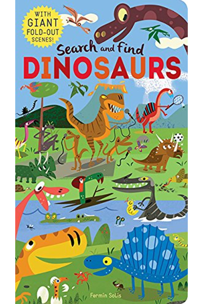 Search and Find: Dinosaurs: With Giant Foldout Scenes