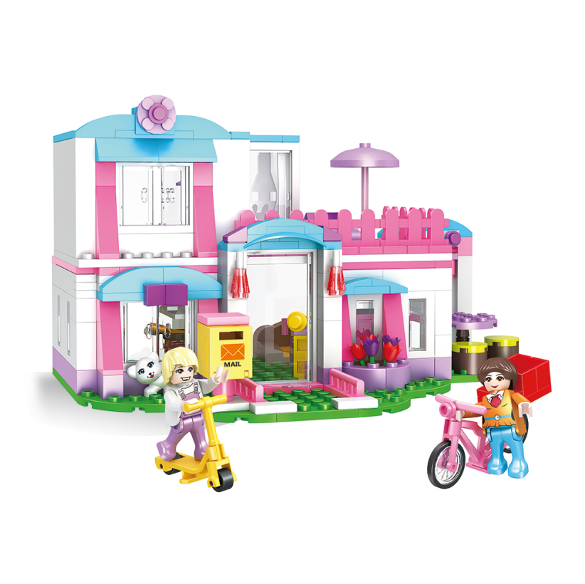 Cogo Doll House Girls Building Blocks 4544 – 319 pieces