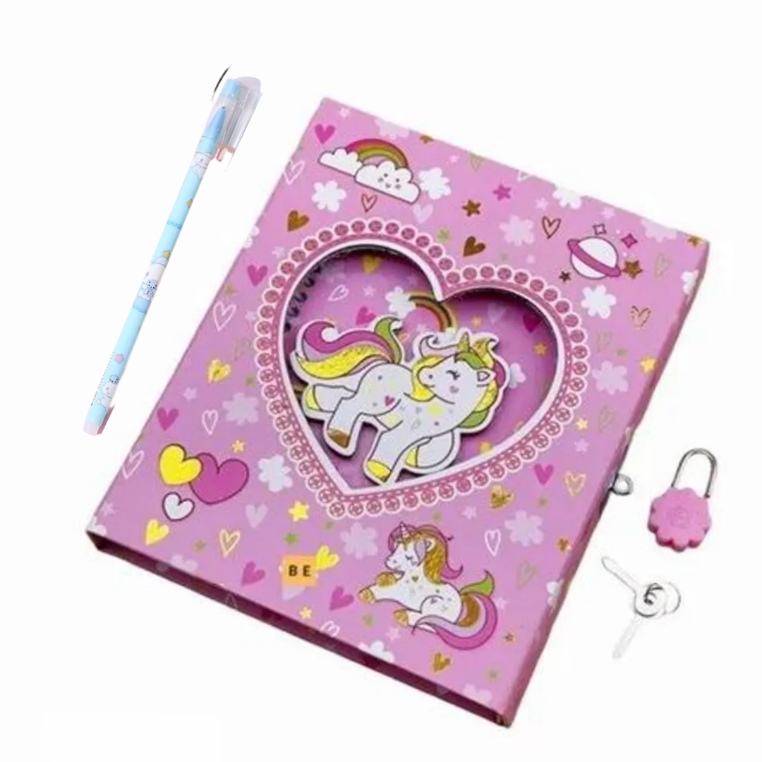 Unicorn Diaries Combo | Unicorn Diary for Kids | Unicorn Diary with Hello Kitty Pen Party Pack Birthday Return Gift