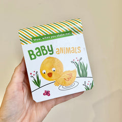 WOW, When You Shake Me! Baby Animals - Sound Books for Kids Infants Toddlers