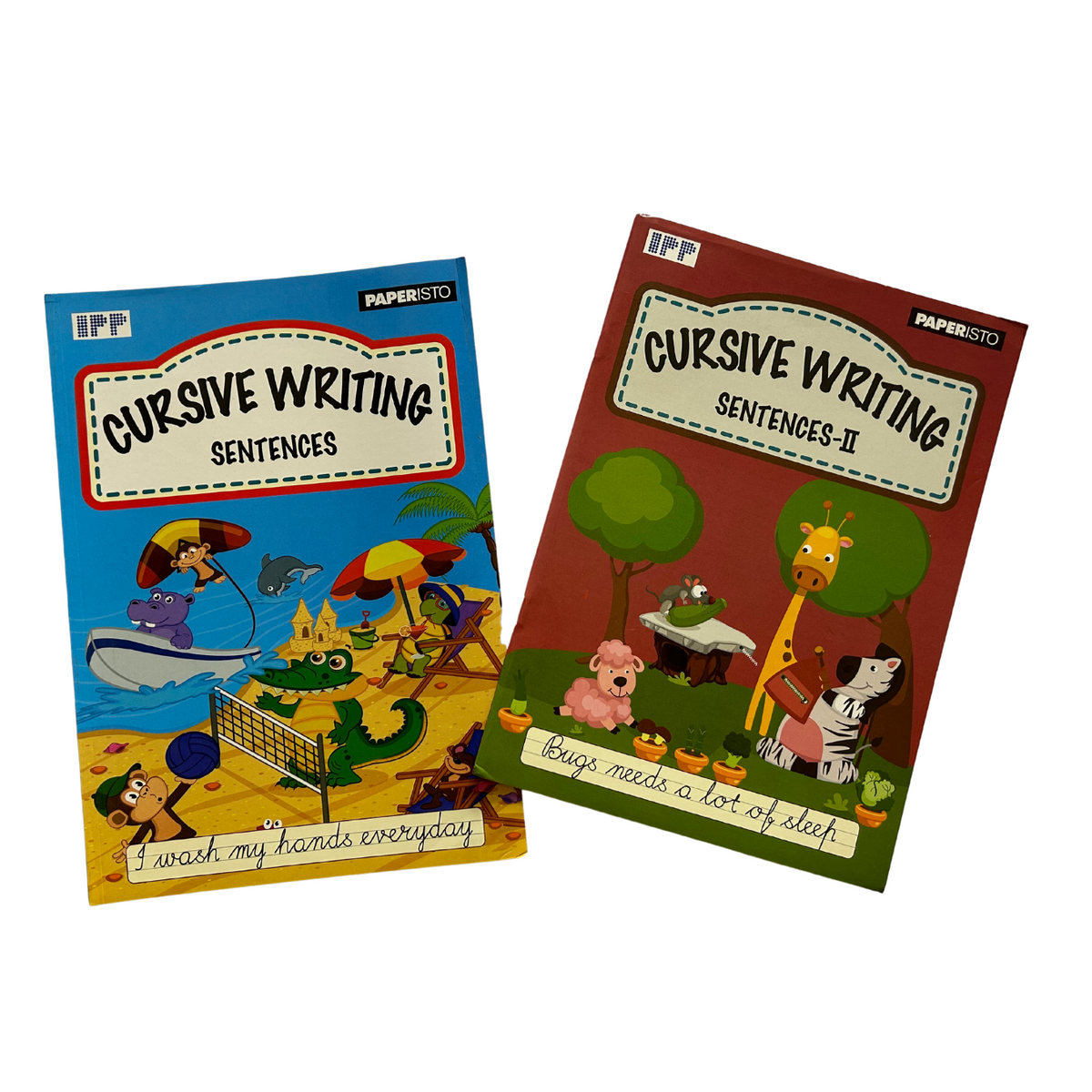Set of 2 Cursive Writing Practice Books - Sentences Cursive Writing