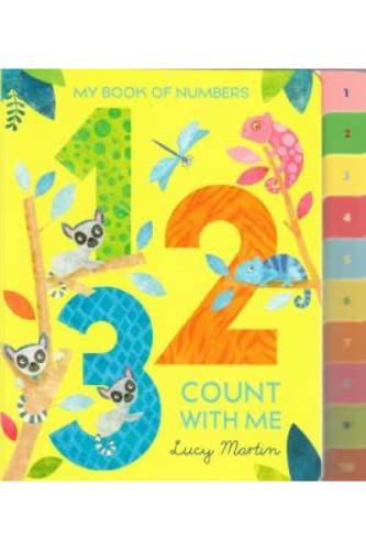 My Book Of Numbers: 1 2 3 Count With Me (Giant Tab Board Book)