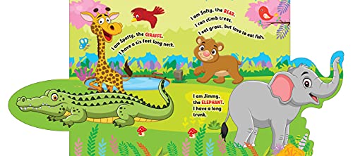 In the Jungle - Lift The Flap Book with Bright and Colourful Pictures- Early Learning Book for Children Age 3-6 Years