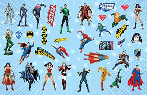 Justice League Stickers Activity and Colouring Book
