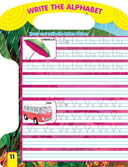 Alphabet Write and Wipe Book for Age 2+ - With Free Pen