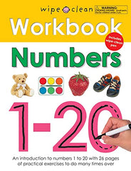 Wipe Clean Workbook Numbers 1-20 (Wipe Clean Learning Books)