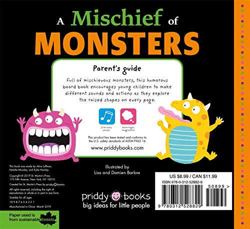 Picture Fit Board Books: A Mischief of Monsters: A Book of Noises and Actions