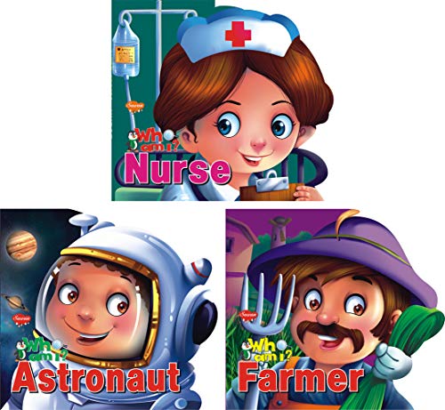 Sawan Who am I : Nurse, Astronaut, Farmer | Pack of 3 Books