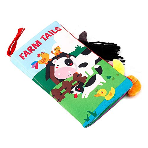 Touch and Feel Crinkle Tail Books - Cloth Book