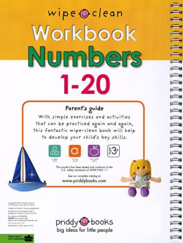 Wipe Clean Workbook Numbers 1-20 (Wipe Clean Learning Books)