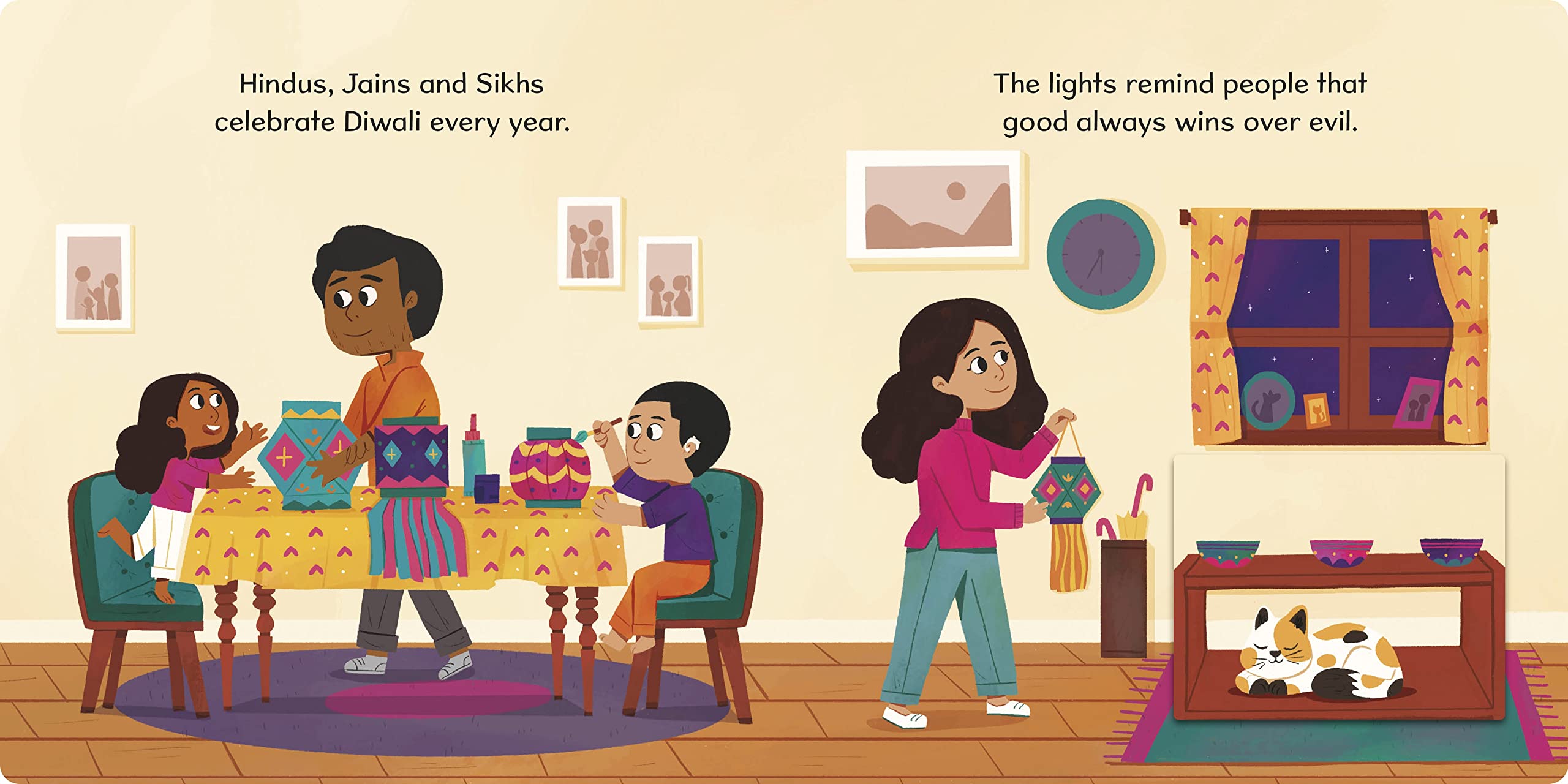 First Festivals: Diwali Board book – Lift the flap