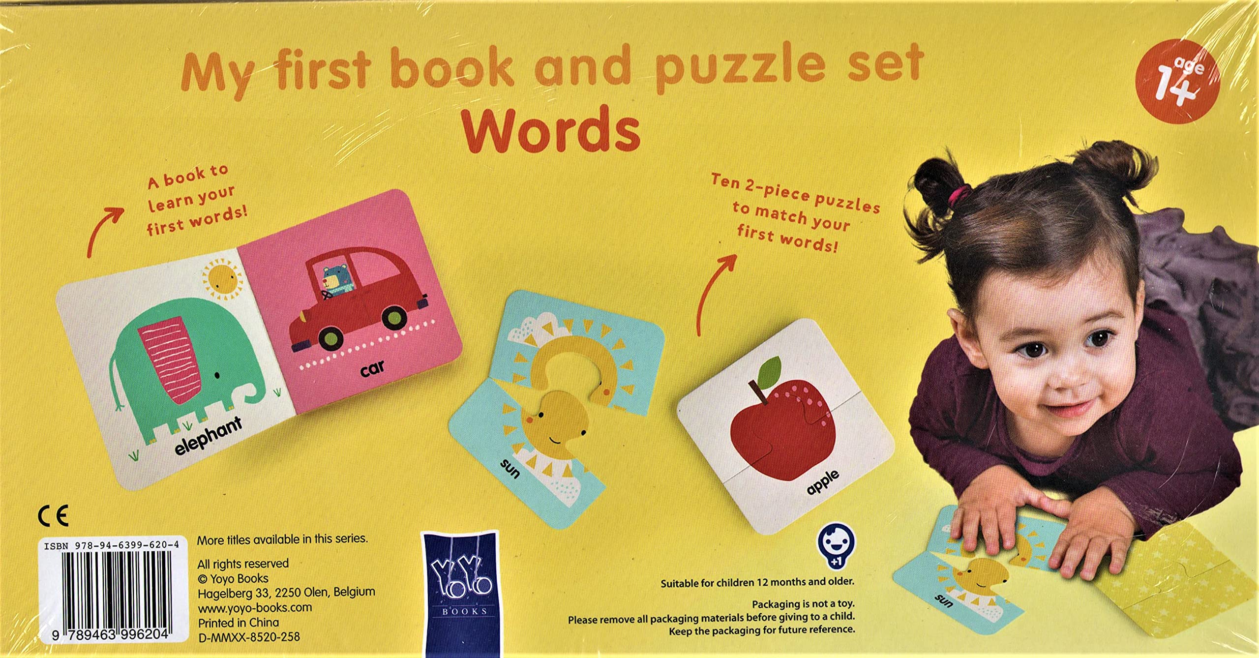 MY FIRST BOOK AND PUZZLE SET : WORDS Board book