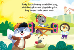 A Music Party on the Bus- A Shaped Board book with Wheels Board book