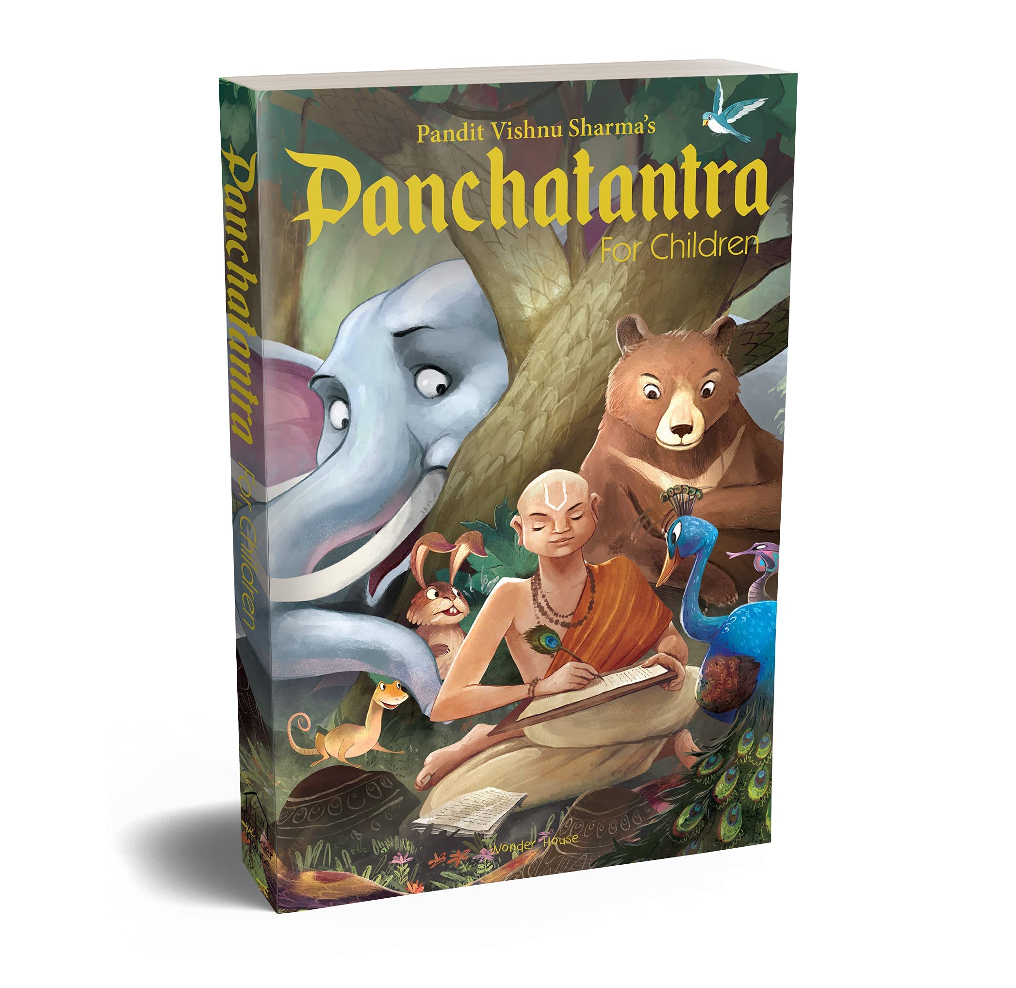 Pandit Vishnu Sharma's Panchatantra For Children: Illustrated stories (Black and White, Paperback) Paperback