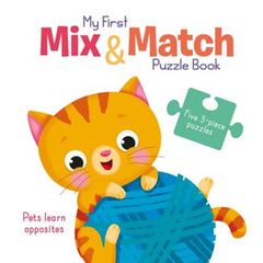 MY FIRST MIX & MATCH PUZZLE BOOK: PETS