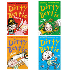 Dirty Bertie Paperback (Ouch!, Mud!, Pong!, Pirate!)
