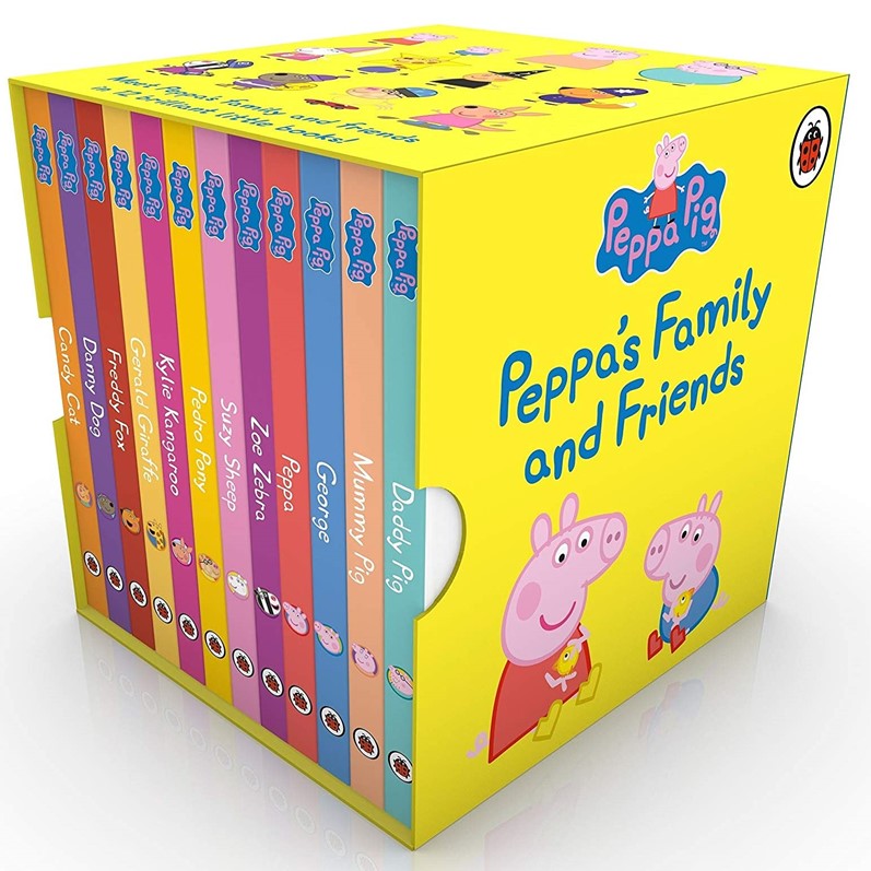 Peppa's Family and Friends (Set of 12 Board Books)