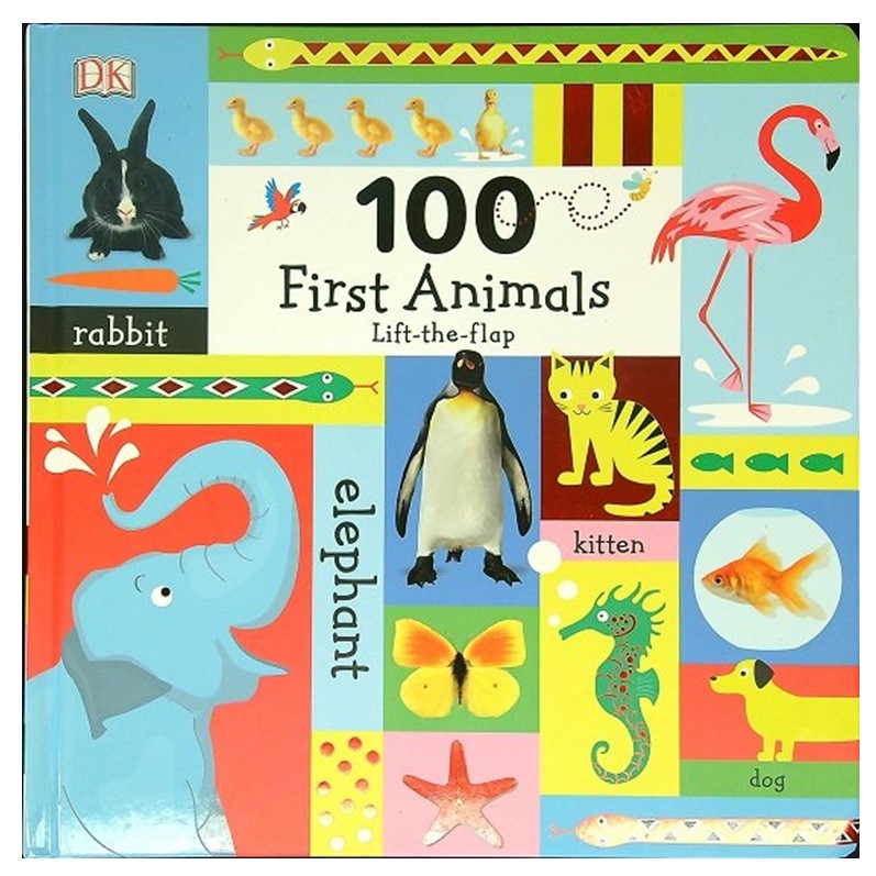 100 First Animlas Lift-the-Flap (Big Board Book)
