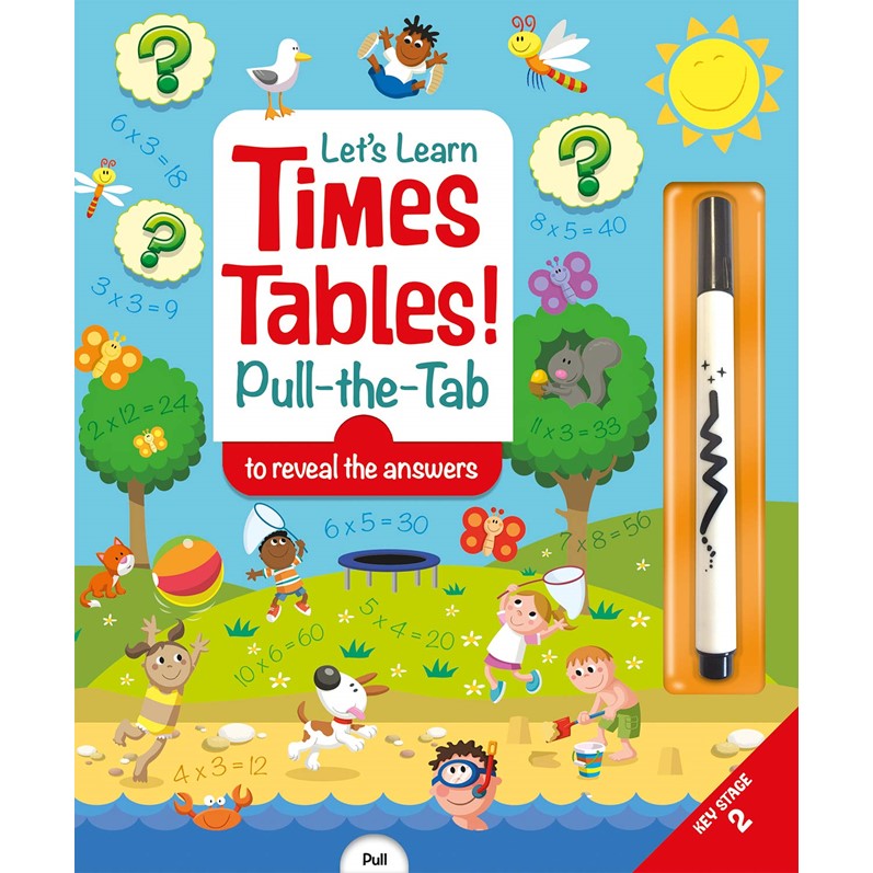 Let's Learn Times Table! Pull-the-Tab