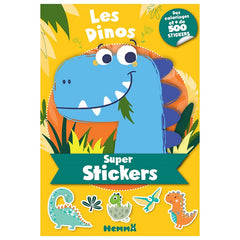 Super stickers - Les dinos Paperback