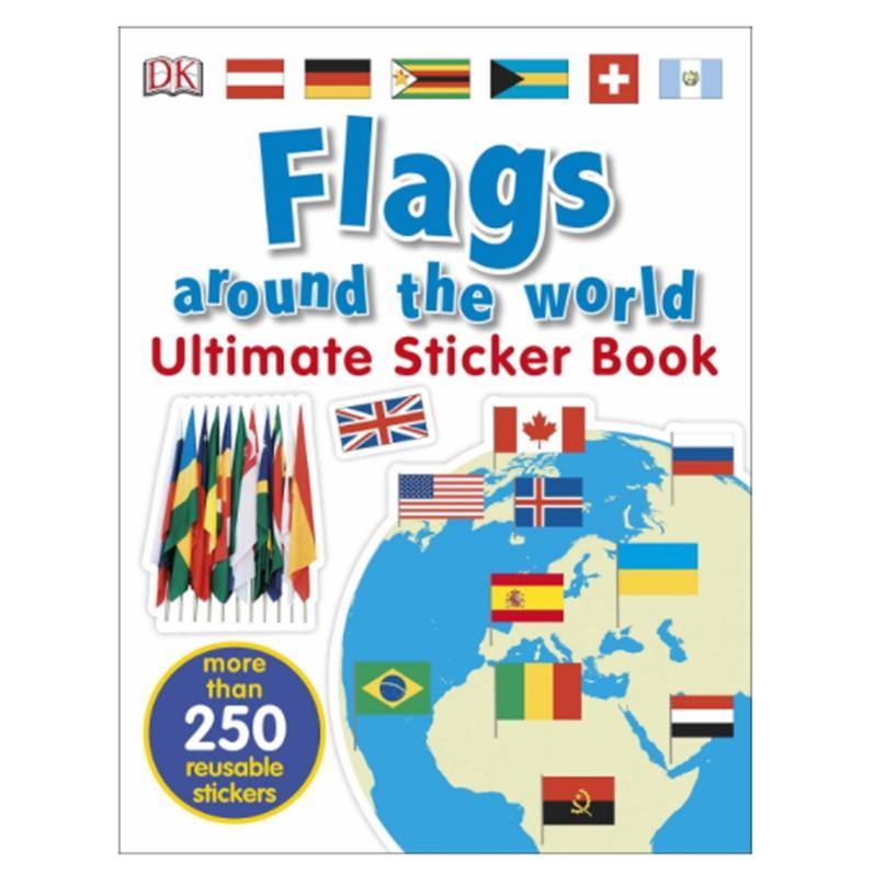 Flags Around the World Ultimate Sticker Book - Ignited Minds