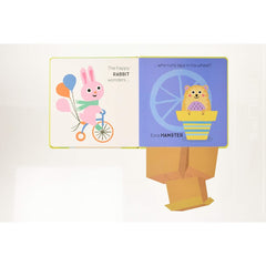 I Wonder Who Peekaboo: Pets I Lift the Flap & Touch and Feel BoardBook for boys and girls
