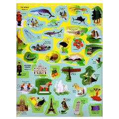 Sticker Picture Atlas of the World -Usborne