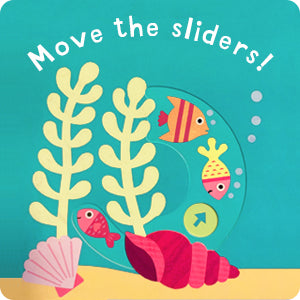 1,2,3 Under the Sea: A Slide-Lift-Learn Book I Boardbook for Kids I Push-pull-slide boardbooks
